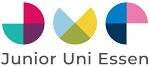 Die Universität für Kinder und Jugendliche in Essen. Logo